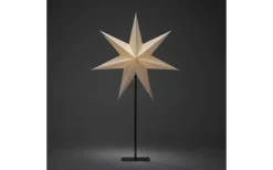 Gregory Julstjärna på Fot 80cm Greige