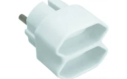 Grendosor & Förlängningskablar<Malmbergs Grenpropp, Euro, 2-vägs, Vit