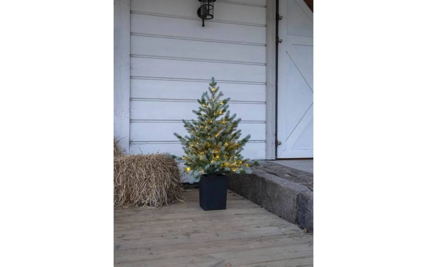 Greyland Batteridriven Julgran LED 95cm IP44