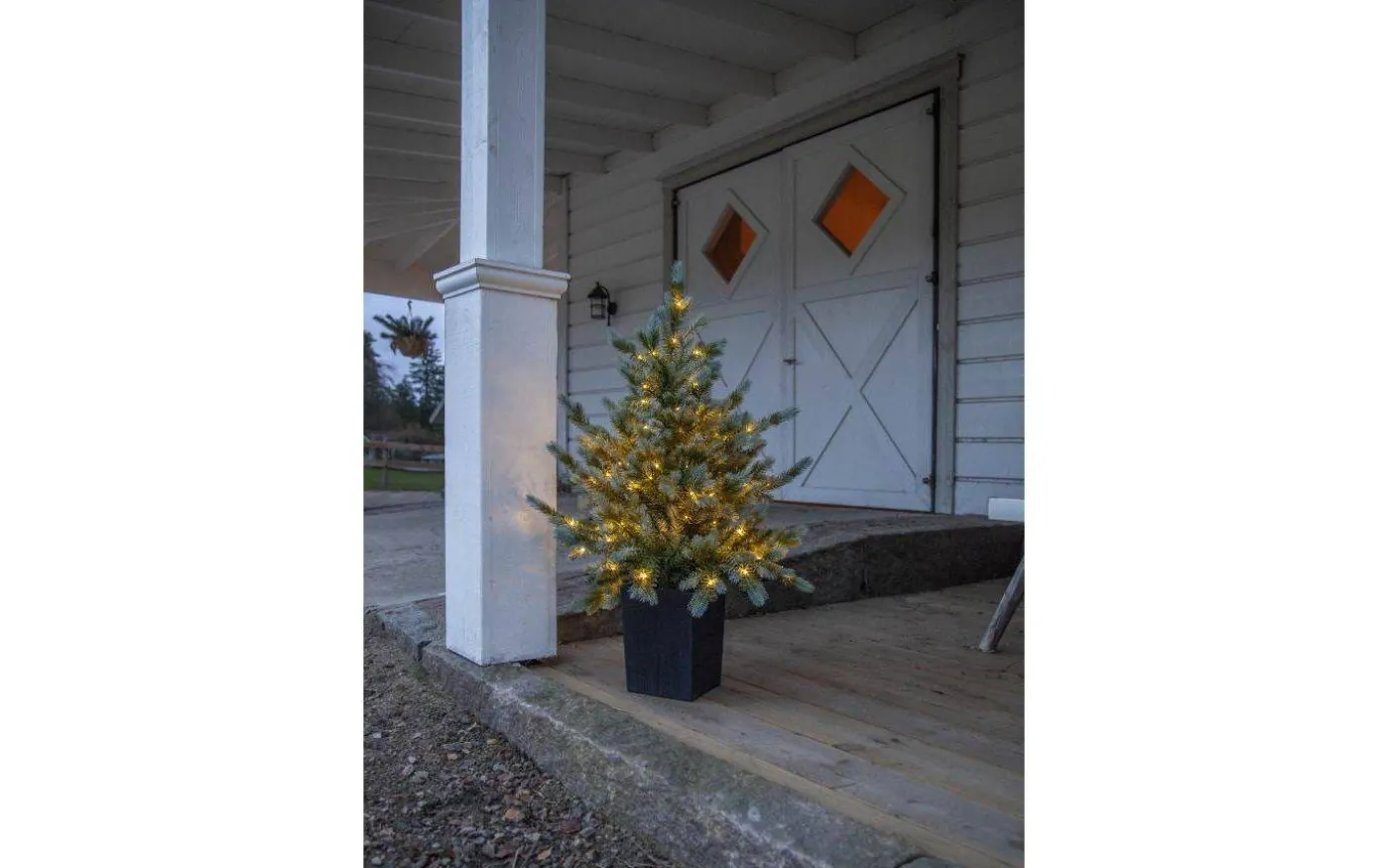 Greyland Batteridriven Julgran LED 95cm IP44