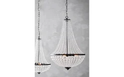 Markslojd Gränsö Kristallkrona Svart 50 cm* Kristallkronor