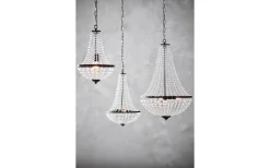 Markslojd Gränsö Kristallkrona Svart 40 cm* Kristallkronor