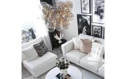 Vardagsrum|Kök & Matplats<By Rydens Gross Grande Taklampa 62cm Amber