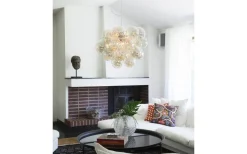 Vardagsrum|Kök & Matplats<By Rydens Gross Grande Taklampa 62cm Amber