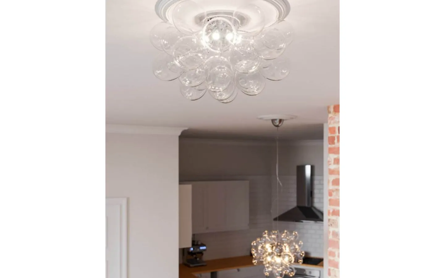 By Rydens Gross Plafond 50cm Krom/Klar* Plafonder