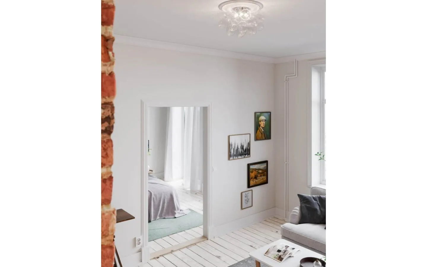 By Rydens Gross Plafond 50cm Krom/Klar* Plafonder