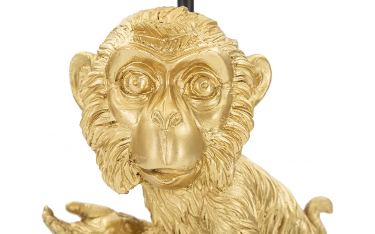 Mauro Ferretti Grosso Bordslampa Apa 51,5cm Guld/Svart* Bordslampor