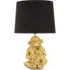 Grosso Bordslampa Apa 49cm Guld/Svart