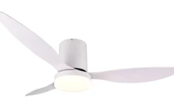 Takfläktar<Reality Göteborg Takfläkt 132cm LED matt vit