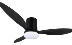 Reality Göteborg Takfläkt 132cm LED mattsvart* Takfläktar