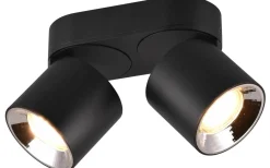 Takspot Med 2 Lampor<Trio Lighting Guayana Spotlight 2-delad GU10 mattsvart