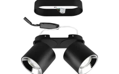 Takspot Med 2 Lampor<Trio Lighting Guayana Spotlight 2-delad GU10 mattsvart