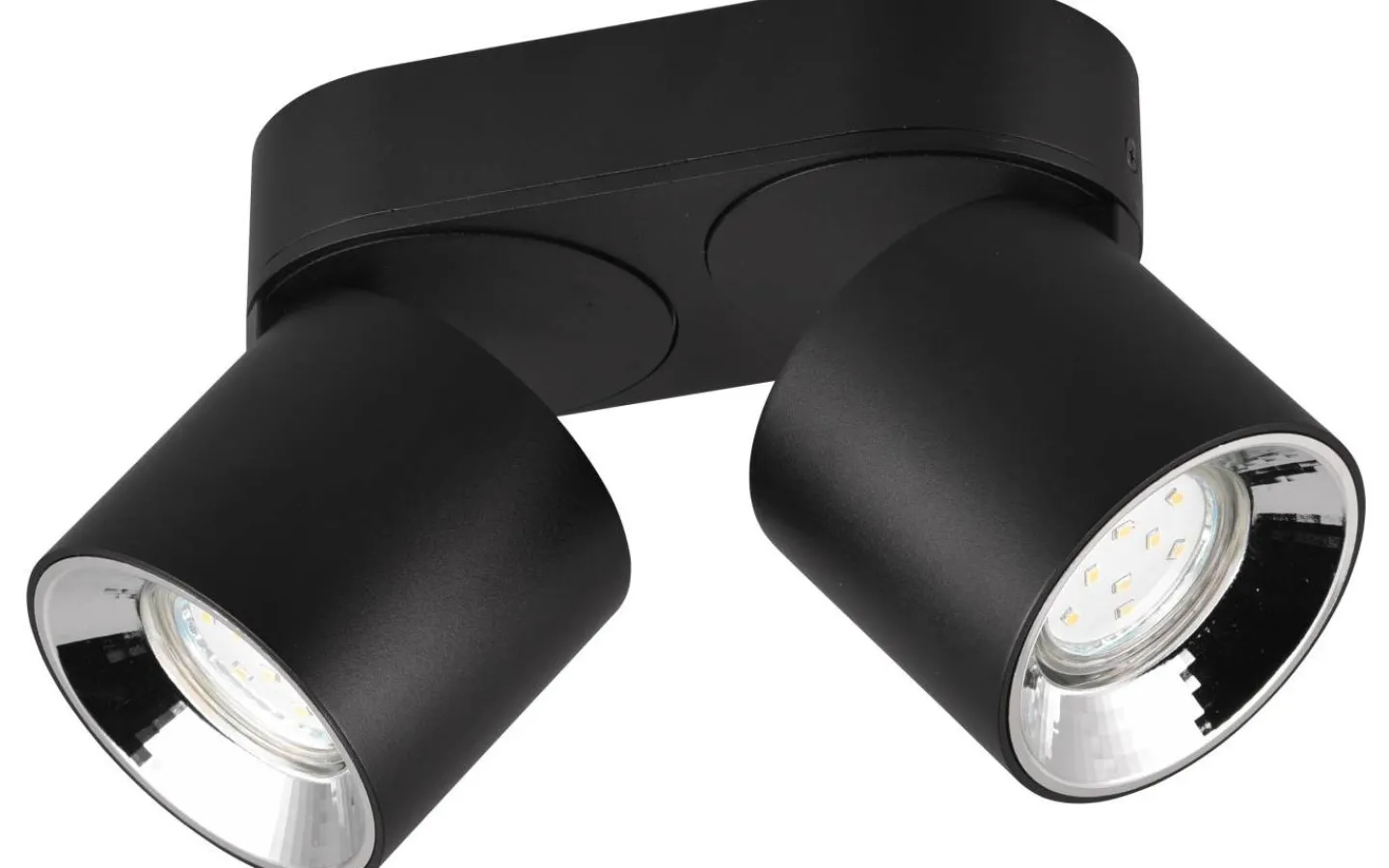 Takspot Med 2 Lampor<Trio Lighting Guayana Spotlight 2-delad GU10 mattsvart