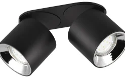 Takspot Med 2 Lampor<Trio Lighting Guayana Spotlight 2-delad GU10 mattsvart
