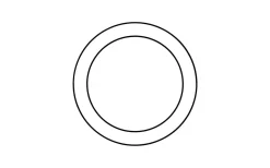 Reservglas Och Reservdelar<Belid Gummipackning Ø96mm Vit