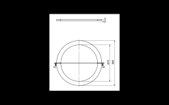 Reservglas Och Reservdelar<Belid Gummipackning Ø96mm Vit