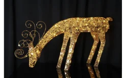 Julpynt Utomhus<Star Trading Gyllene Ren 55cm LED IP44