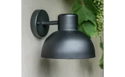 Vägglampor Utomhus<Dyberg Larsen Hadsten Vägglampa 20cm Svart IP44