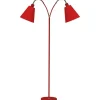 Klassiska Golvlampor|Golvfötter<ArmaturHantverk Haga Golvfot 2L 140cm Röd
