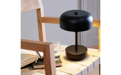 Dyberg Larsen Haipot Uppladdningsbar Bordslampa 26cm LED 3000K 3W Svart IP44* Uppladdningsbara Lampor Utomhus|Uppladdningsbara Lampor Utomhus