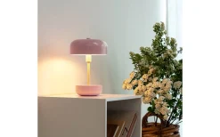 Uppladdningsbara Lampor Utomhus|Uppladdningsbara Lampor Utomhus<Dyberg Larsen Haipot Uppladdningsbar Bordslampa 26cm LED 3000K 3W Rosa IP44