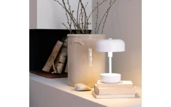 Dyberg Larsen Haipot Uppladdningsbar Bordslampa 26cm LED 3000K 3W Vit IP44* Uppladdningsbara Lampor Utomhus|Uppladdningsbara Lampor Utomhus