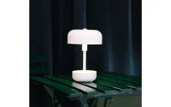 Dyberg Larsen Haipot Uppladdningsbar Bordslampa 26cm LED 3000K 3W Vit IP44* Uppladdningsbara Lampor Utomhus|Uppladdningsbara Lampor Utomhus
