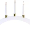 Visa Alla Adventsljusstakar|Adventsljusstakar 31-60 Cm<Star Trading Halla Adventsljusstake Båge LED Vit 33cm