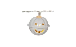 Star Trading Halloween Batteridriven Ljusslinga Pumpa 1,35m* Batterislingor Inomhus