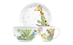 Tallrikar & Skålar|Barnserviser<PPD Happy Leo Barnservis 3 delar