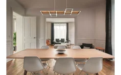 Harper Takpendel LED matt svart/trä