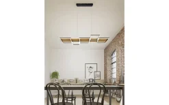 Harper Takpendel LED matt svart/trä