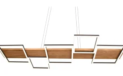 Harper Takpendel LED matt svart/trä