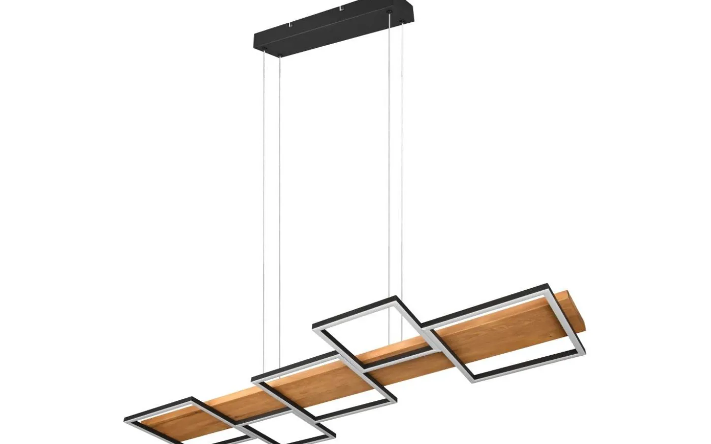 Harper Takpendel LED matt svart/trä