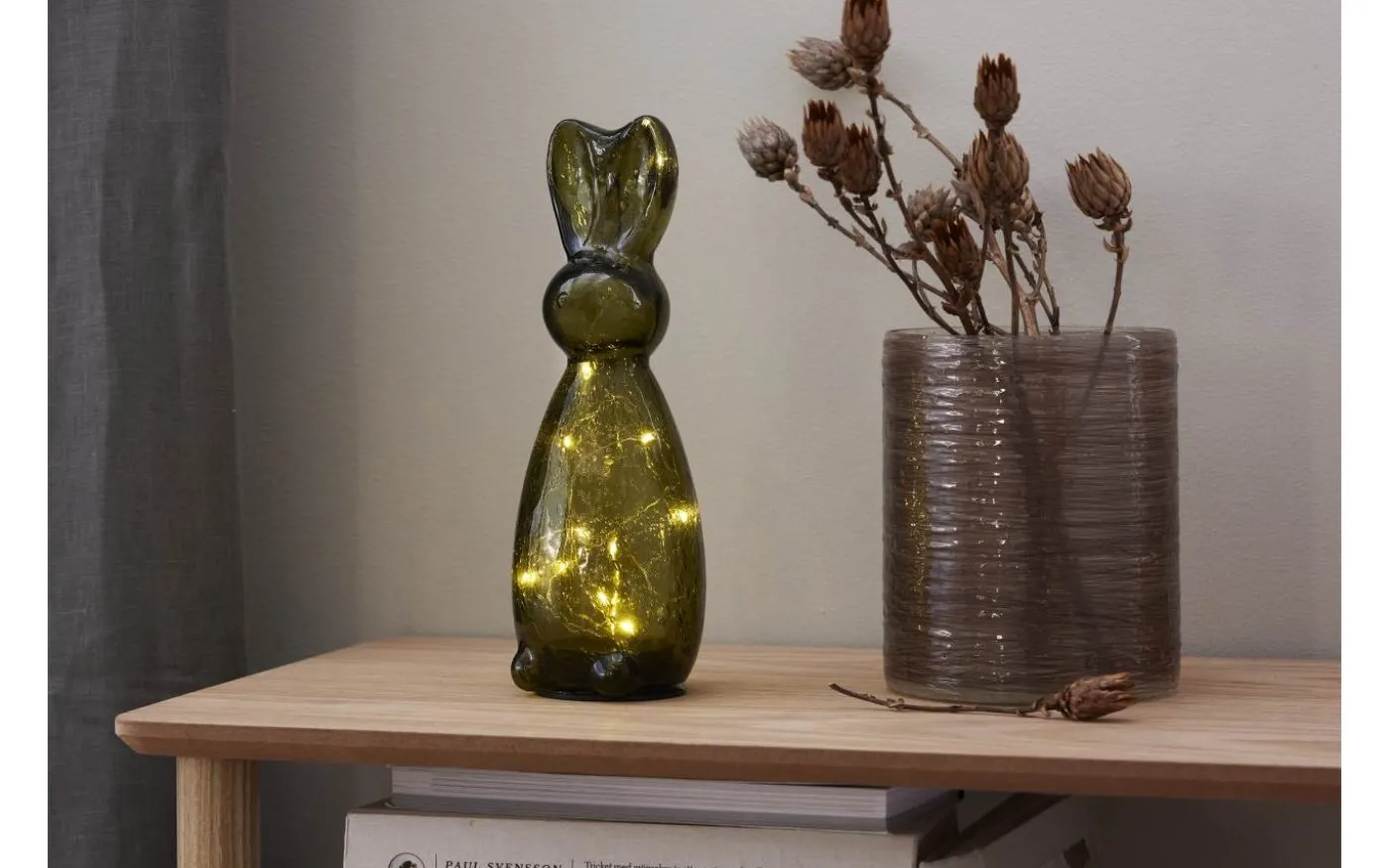 Harry Batteridriven Bordsdekoration 25cm Grön