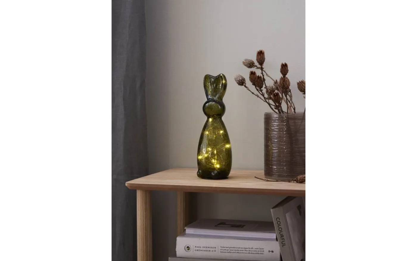 Harry Batteridriven Bordsdekoration 25cm Grön