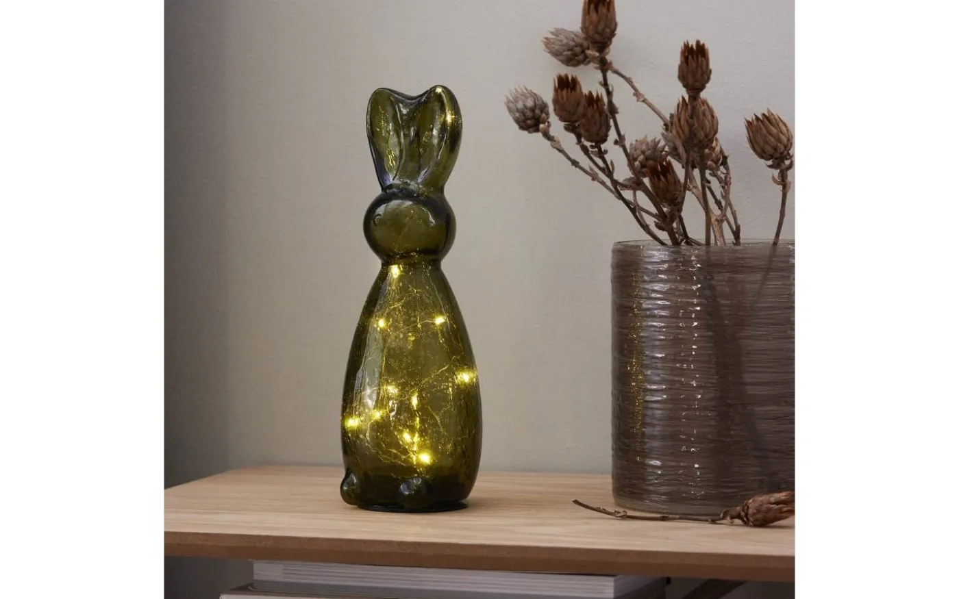 Harry Batteridriven Bordsdekoration 25cm Grön