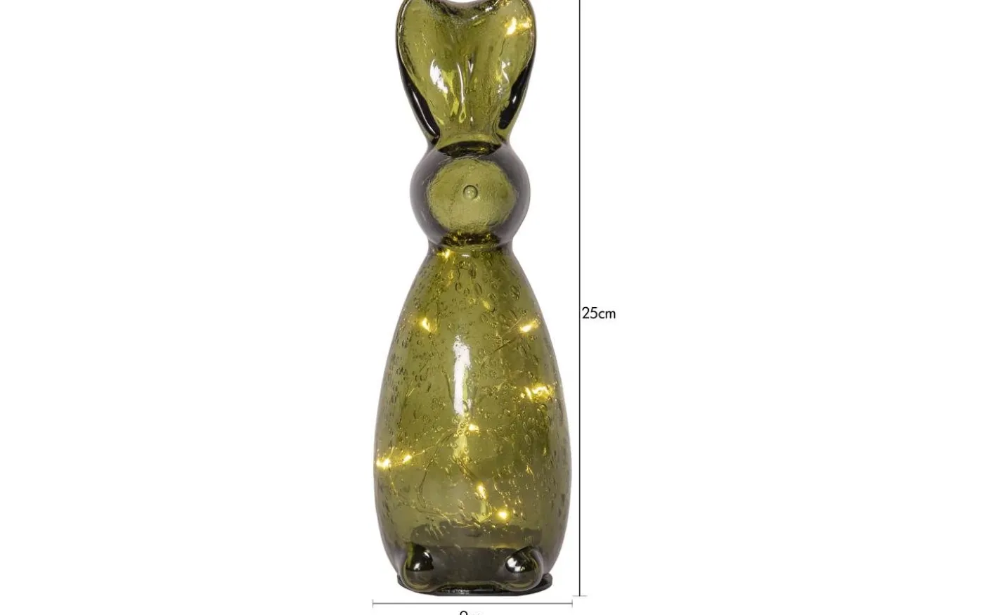 Harry Batteridriven Bordsdekoration 25cm Grön