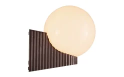 Hayley Vägglampa Brun IP44