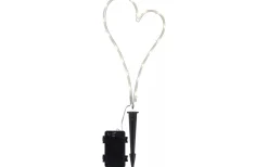 Heart Batteridriven Dekoration 39cm Timer 200h IP44