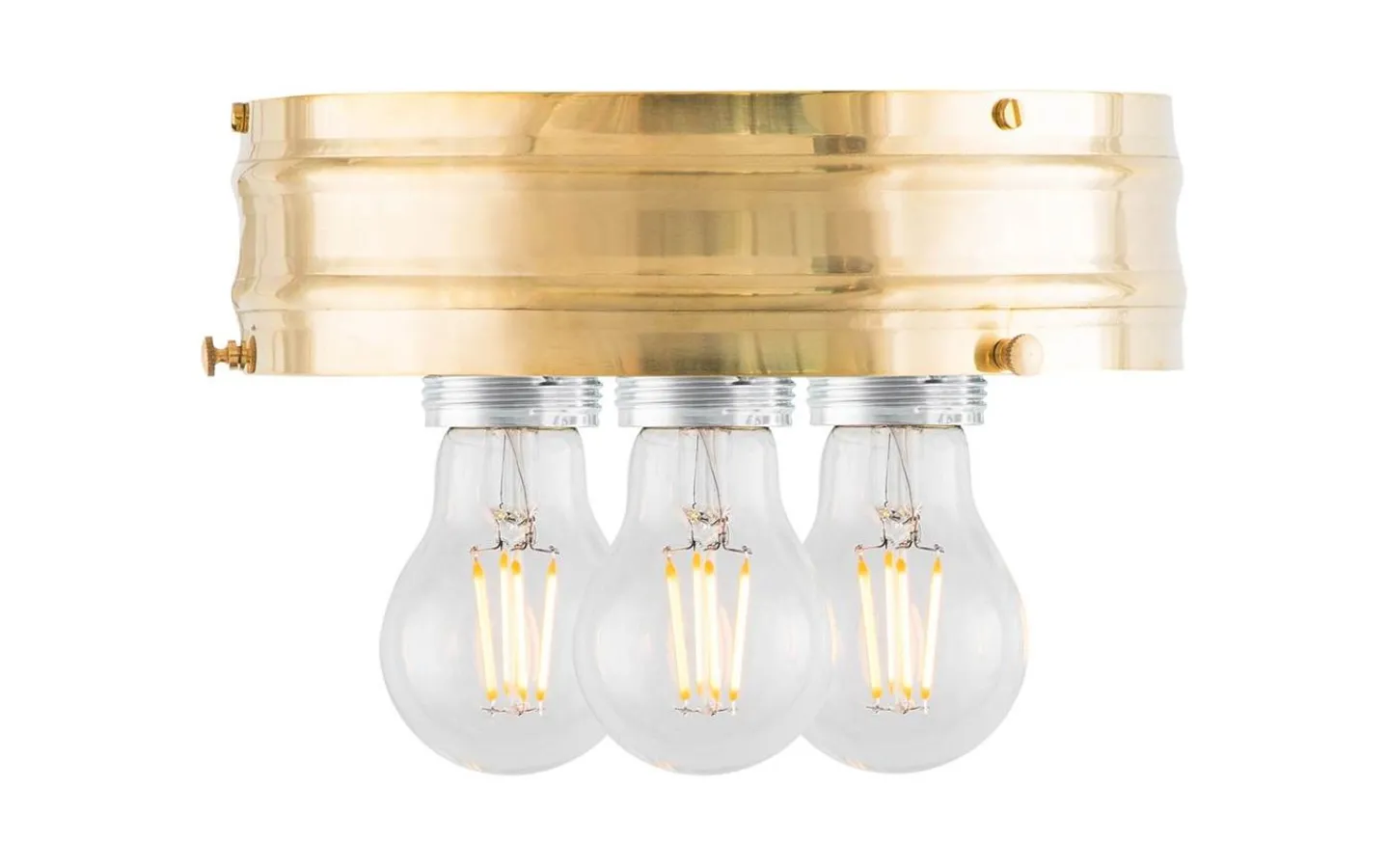 Plafonder<Karlskrona Lampfabrik Heidenstam plafond 200 - Mässing