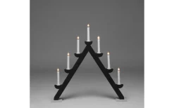 Visa Alla Adventsljusstakar|Adventsljusstakar 31-60 Cm<Konstsmide Helga Adventsljusstake 7L 56cm Svart