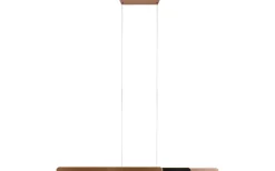 Avlånga Taklampor<Trio Lighting Helios Takpendel LED 82,5-130cm kaffebrun