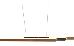 Avlånga Taklampor<Trio Lighting Helios Takpendel LED 82,5-130cm kaffebrun