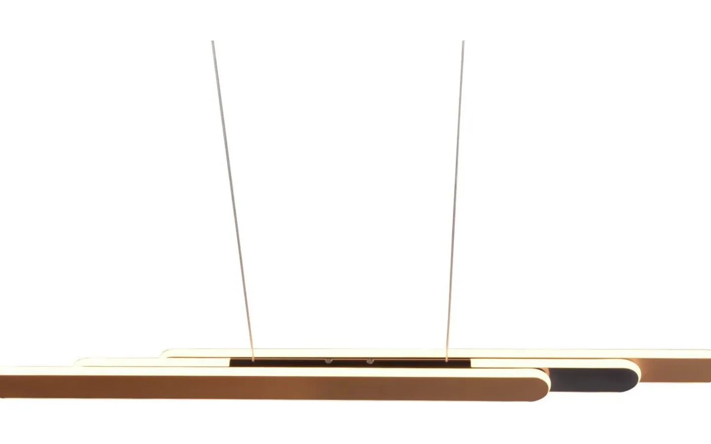 Avlånga Taklampor<Trio Lighting Helios Takpendel LED 82,5-130cm kaffebrun