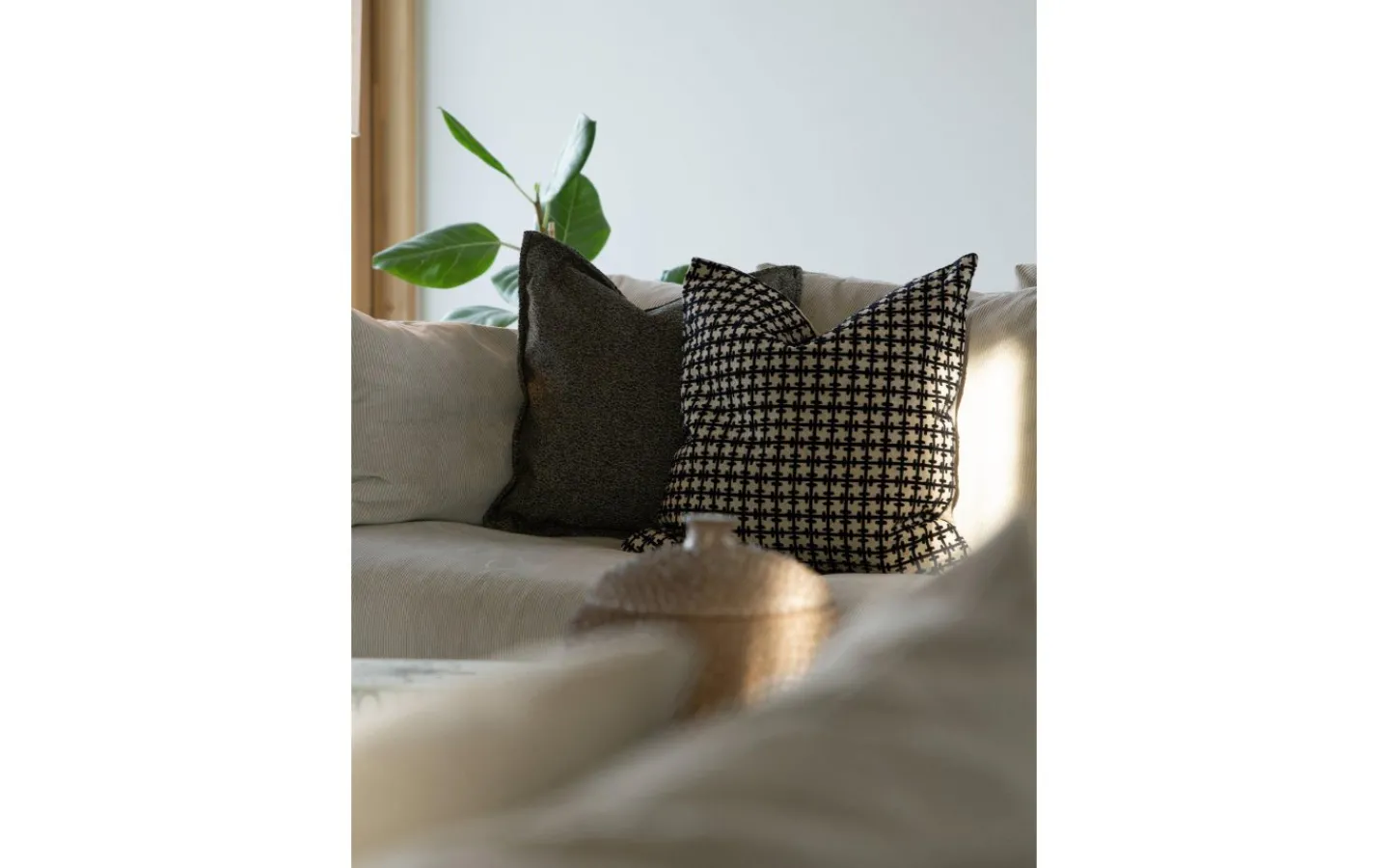 Svanefors Hella Kuddfodral Brun 45x45cm* Kuddfodral