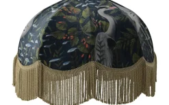 Mönstrade Lampskärmar<Hallbergs Heron Lampskärm Ø50cm Lyxfrans Guld