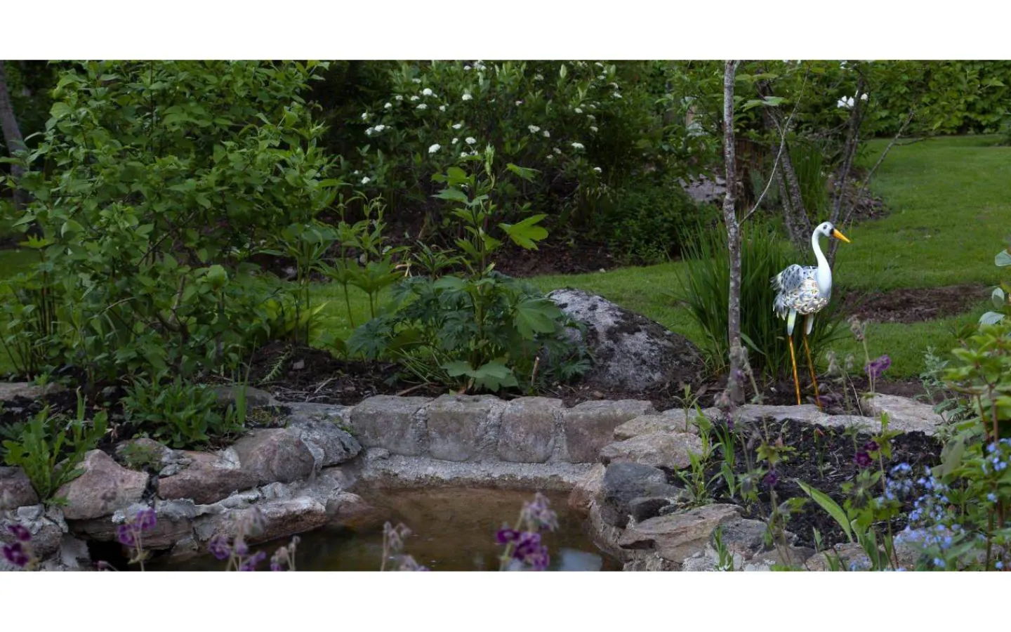 Solcellslampor Dekoration|Visa Alla Solcellslampor<Star Trading Heron Solcellslampa 55cm Grå