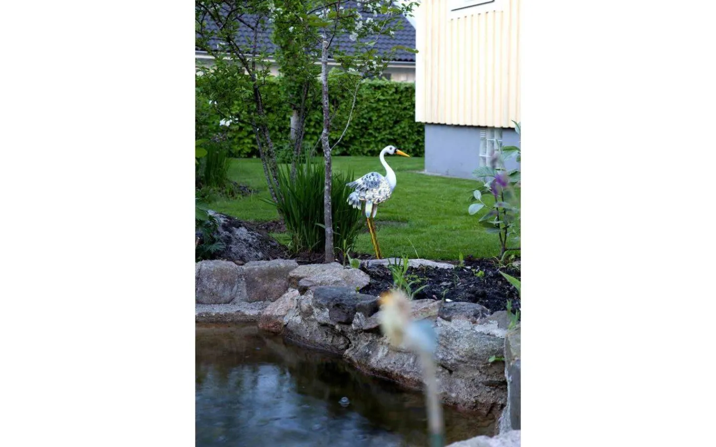 Solcellslampor Dekoration|Visa Alla Solcellslampor<Star Trading Heron Solcellslampa 55cm Grå