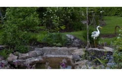 Solcellslampor Dekoration|Visa Alla Solcellslampor<Star Trading Heron Solcellslampa 55cm Grå